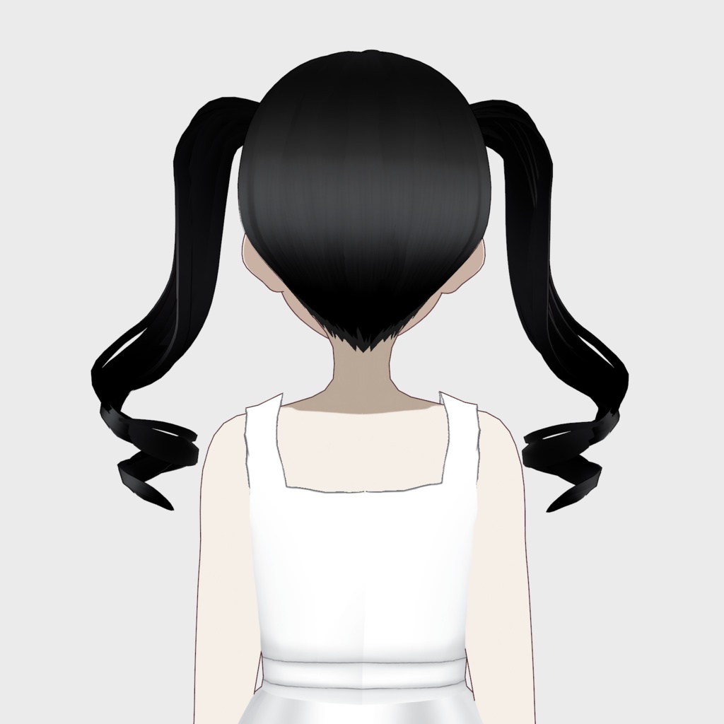 縦ロール ツインテール curly twin tail