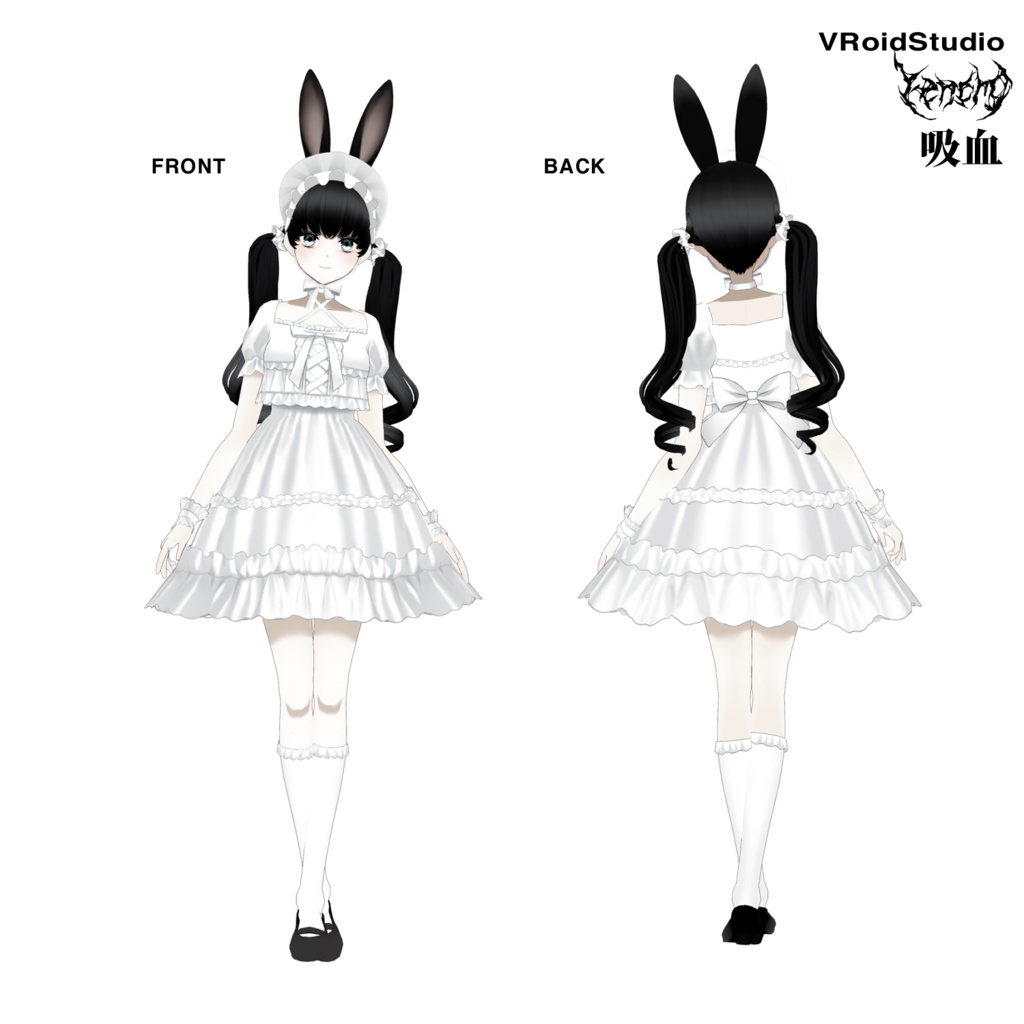 無地ロリータドレスセット Plain lolita dress set