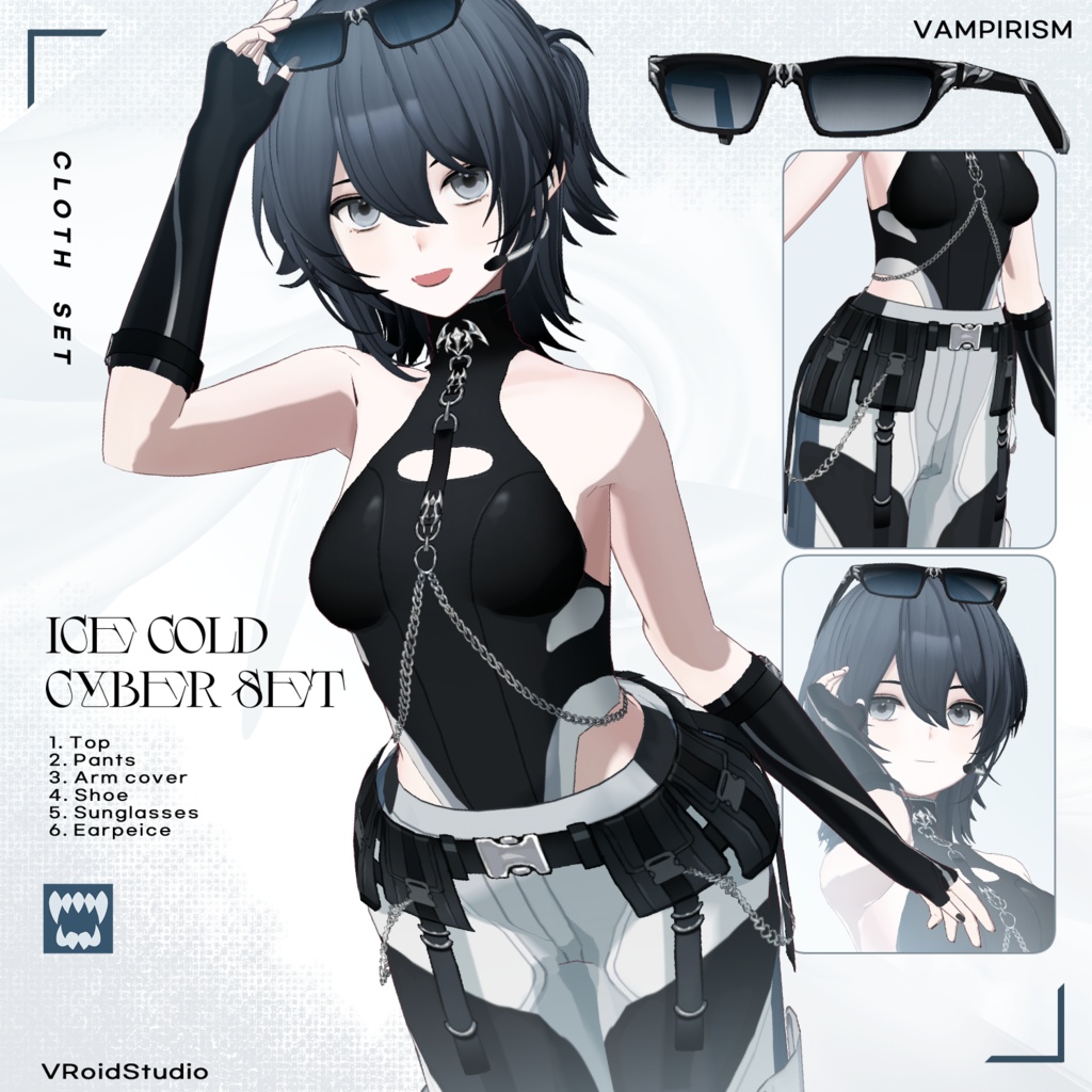 Ice cold cyber set [VRoid]