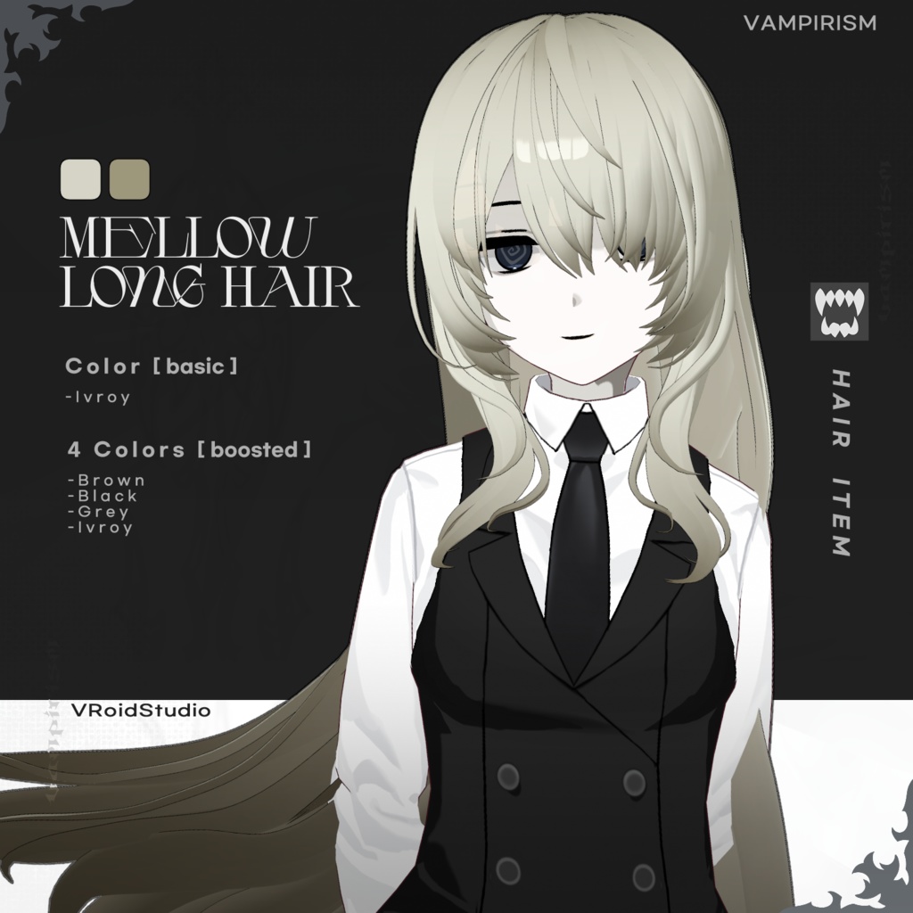 Mellow long hair [VRoid]
