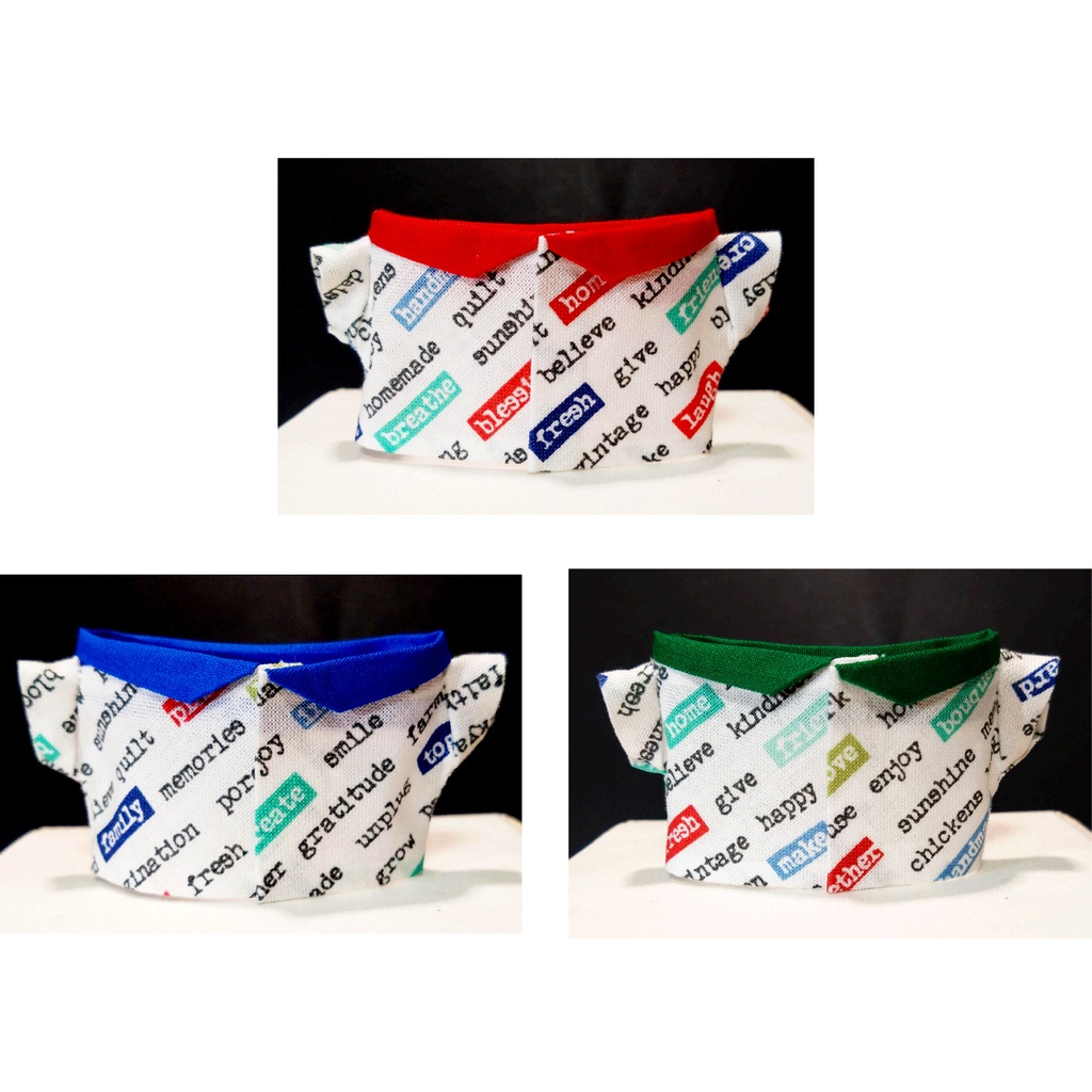 えりつきシャツ【英字】