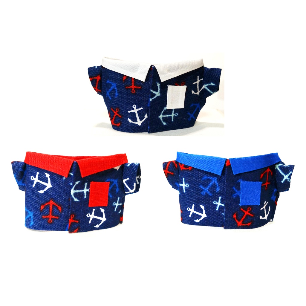 えりつきシャツ【マリン】