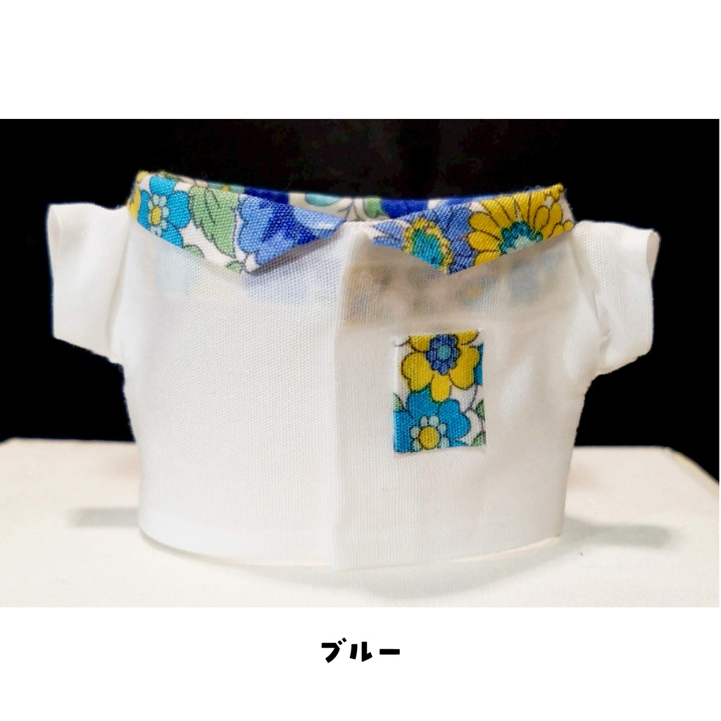 えりつきシャツ【フラワー】