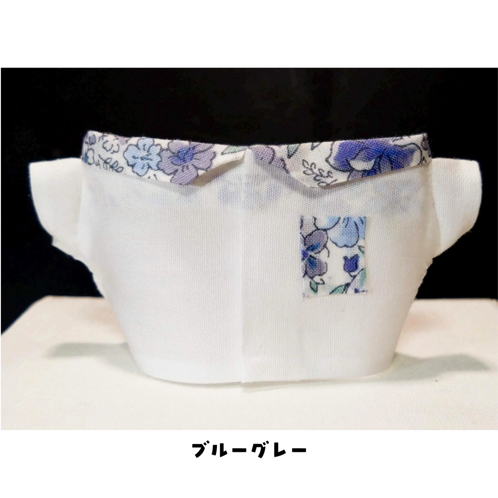 えりつきシャツ【フラワー】