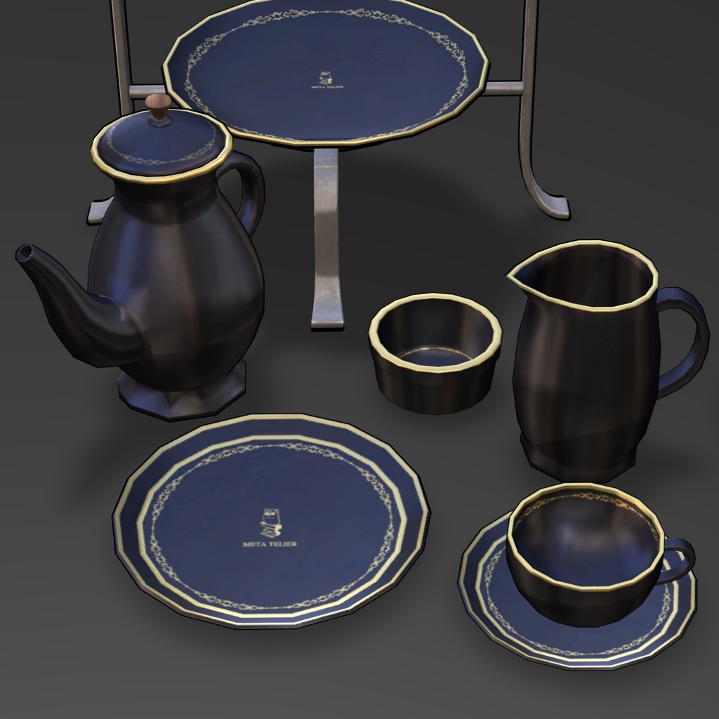 【VRC】祓魔師の食器/Exorcist Tableware【META TELIER】