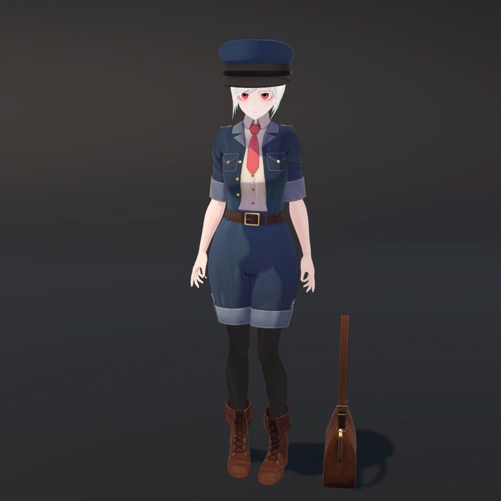 【VRChat】郵便配達員の制服 II/ Postman's uniform II【META TELIER】