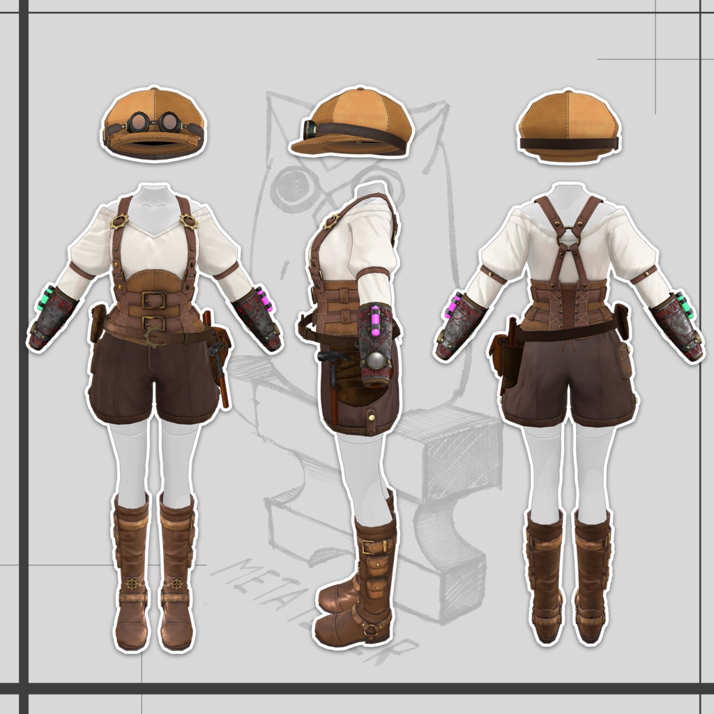 エンジニアの作業着I / Engineer Work Clothes I【META TELIER】