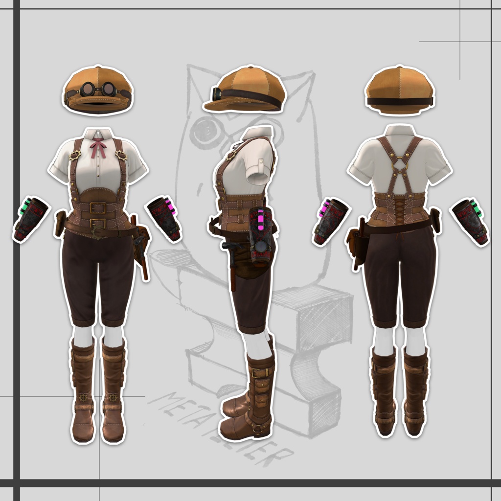 エンジニアの作業着II / Engineer Work Clothes II【META TELIER】