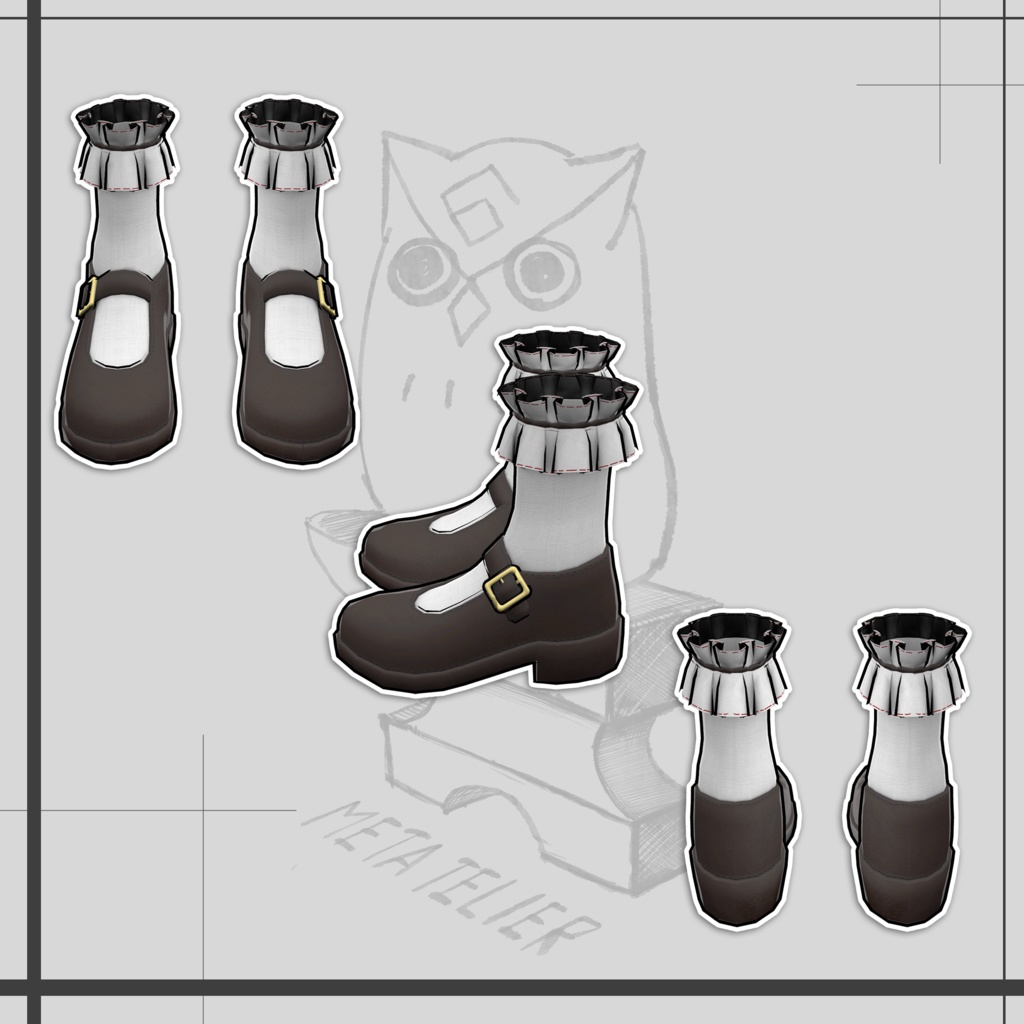 聖夜の神事服(トナカイセット)/Ritual Clothing for Holy Night (ReinDeer set)【META TELIER】