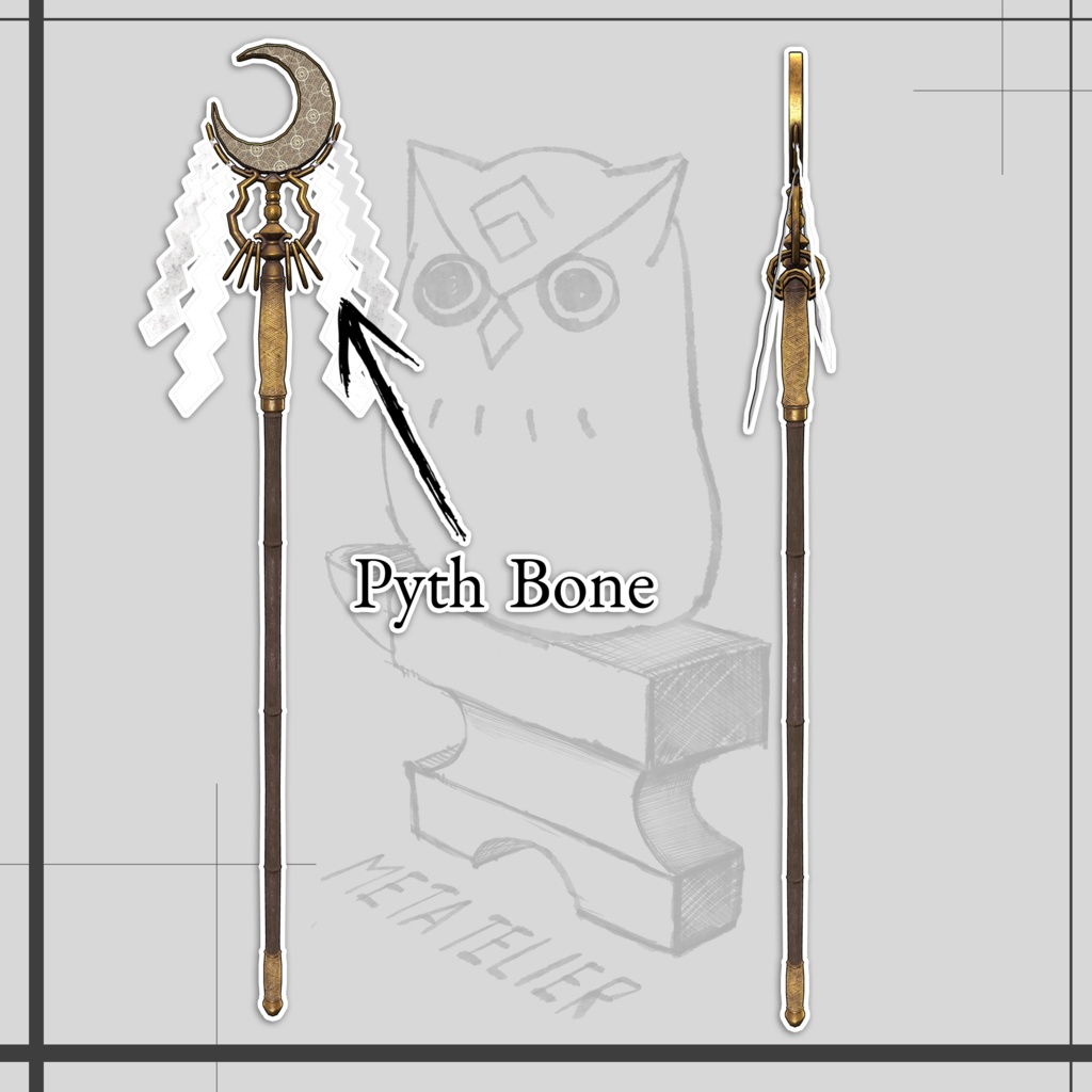 兎人族の杖/Rabbit people's Staff 【META TELIER】