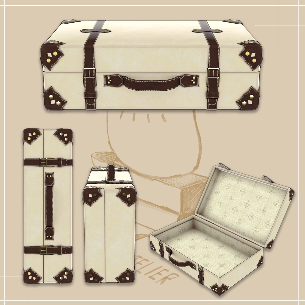 フクロウのトランク/Owl Trunk【META TELIER】