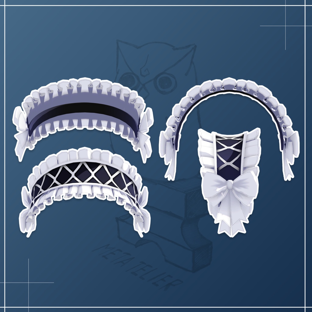 白百合のメイドブリム / White Lily's Maid Brim【META TELIER】