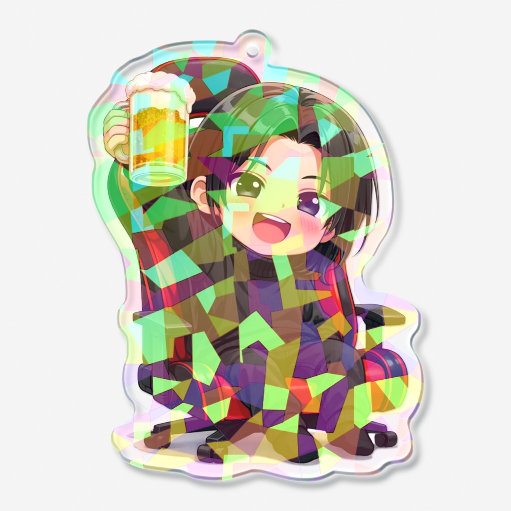 ゆちすけ(ちび) クリスタル アクリルキーホルダー