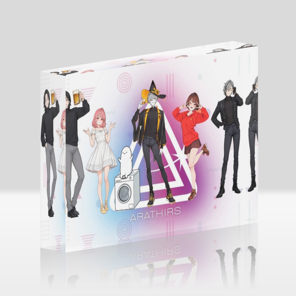 【限定】あらさーず1.0Team Up アクリルブロック(ホワイト)