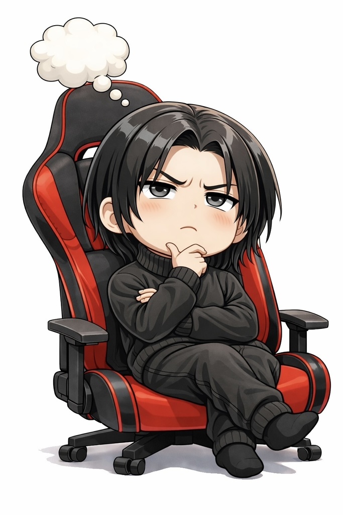 思想すけ(ちび) クリスタル アクリルキーホルダー