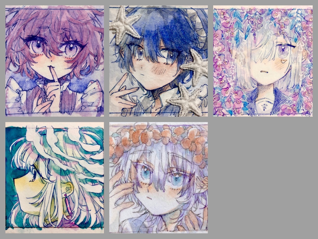 3色縛りミニ原画+使用3色ドットシートセット