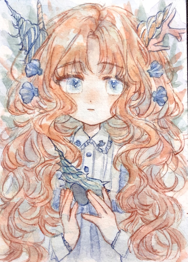 ATC原画 貝の音が聴こえる