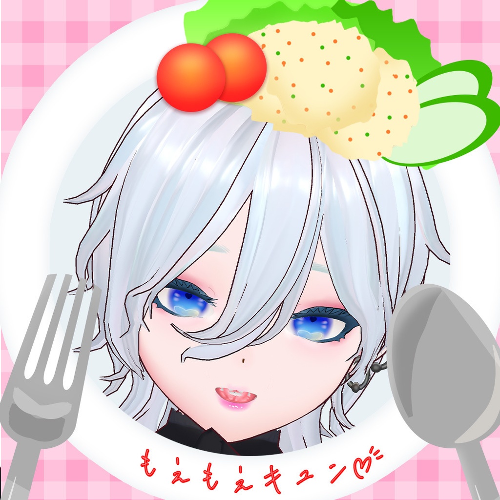 【返礼品に!】メイドカフェのオムライスプレート風アイコンリング