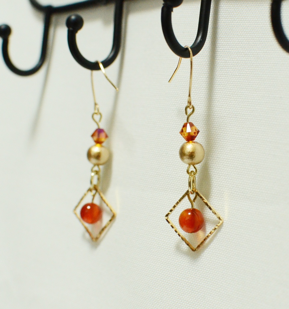 初期刀瞳色ピアス＆イヤリング(陸奥守吉行モデル)