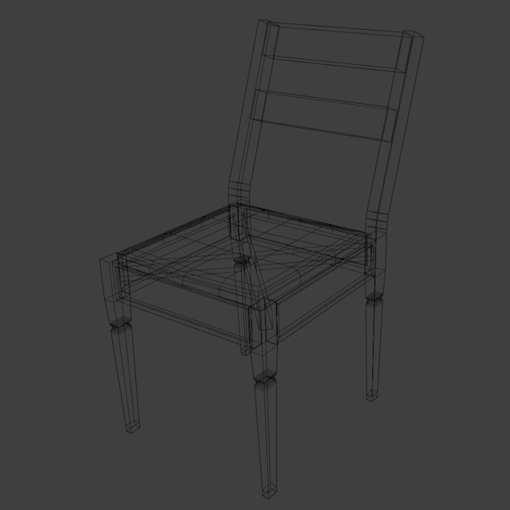 シンプルなアンティーク調家具 椅子、テーブル、本棚