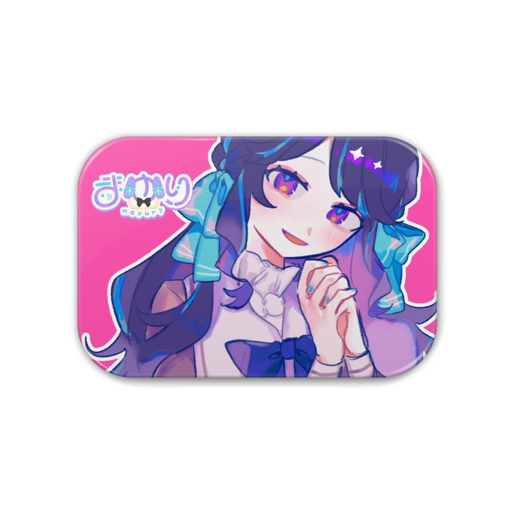 まゆりかわいすぎ缶バッチ