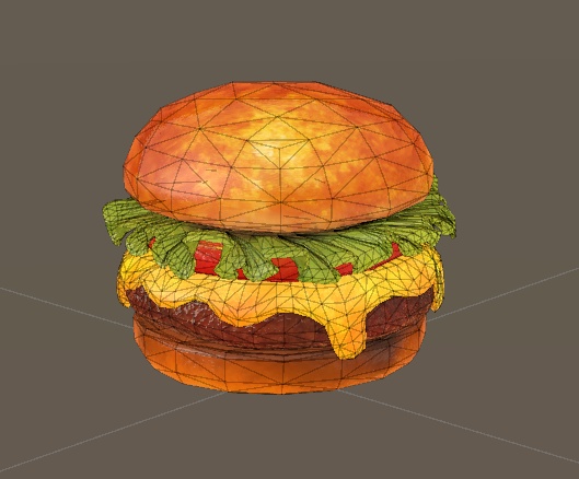 とろけるチーズバーガー