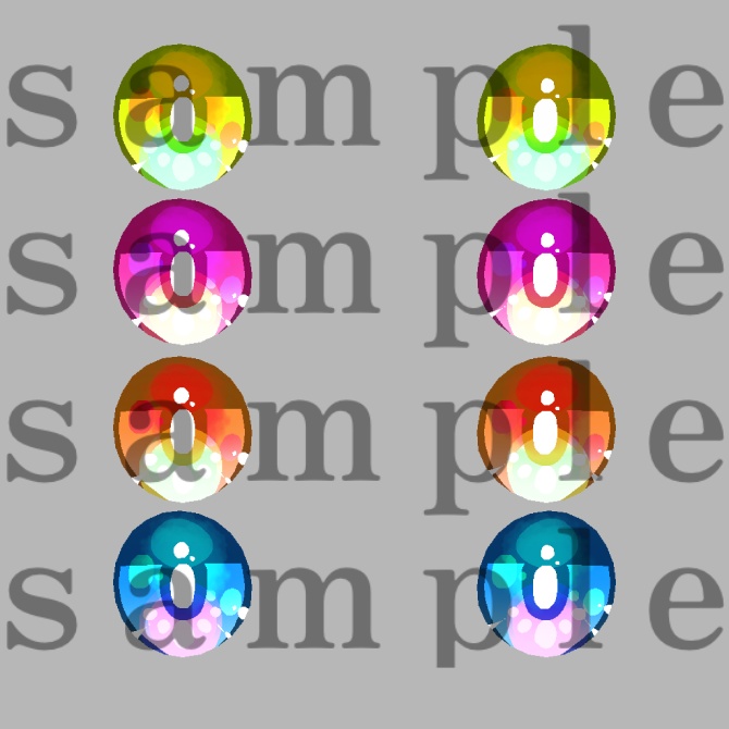 vroid用キラキラ瞳テクスチャ