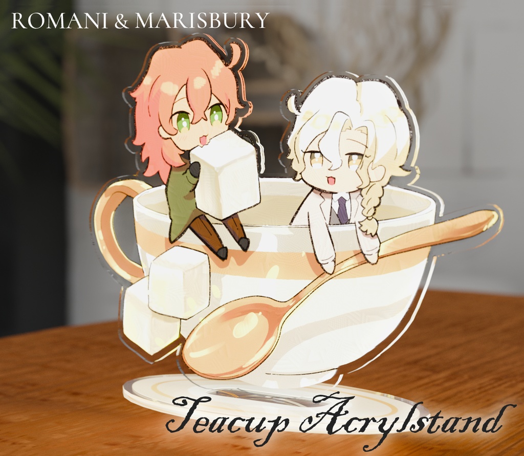 【予約】マリ&ロマ ティーカップアクリルスタンド