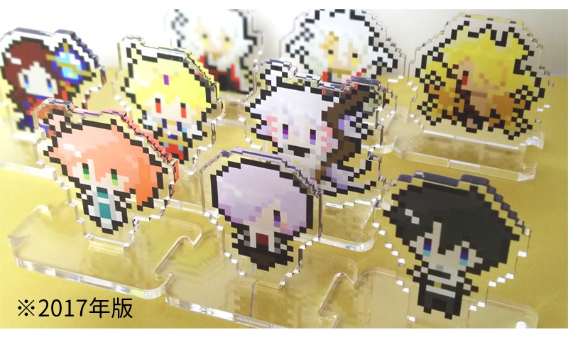 12種▼ピクセルアクリルスタンド【FGO同人】