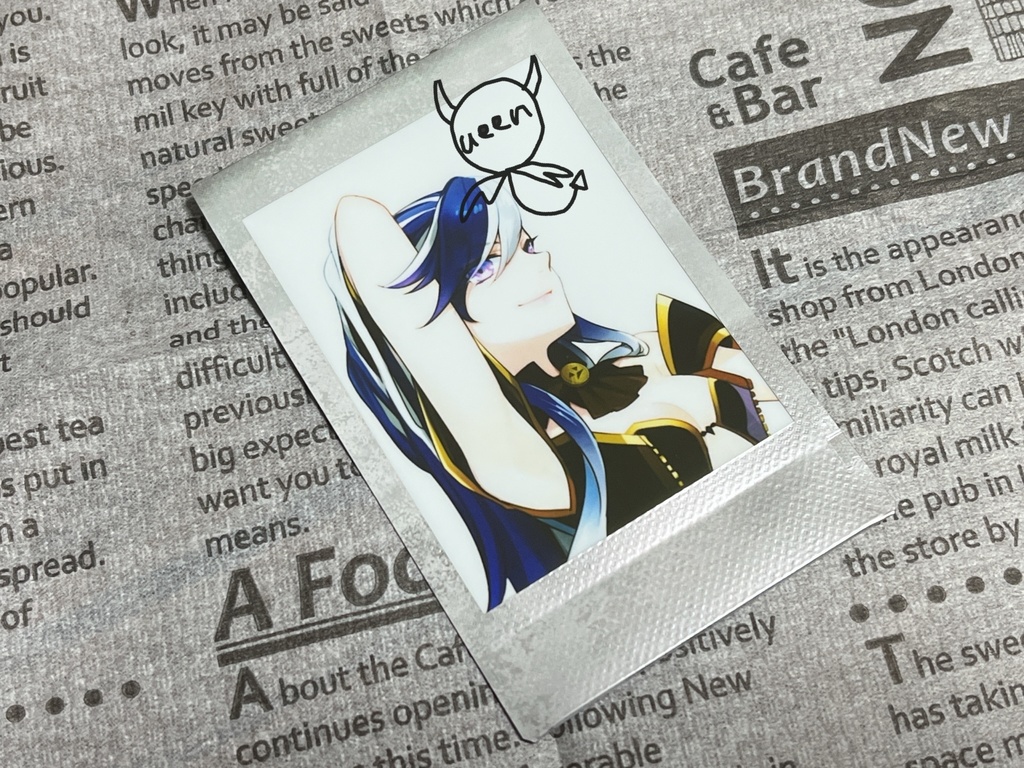 【初グッズ!アクリルキーホルダー(チェキ付)】ごくごくQueen / #ジゼルクイン