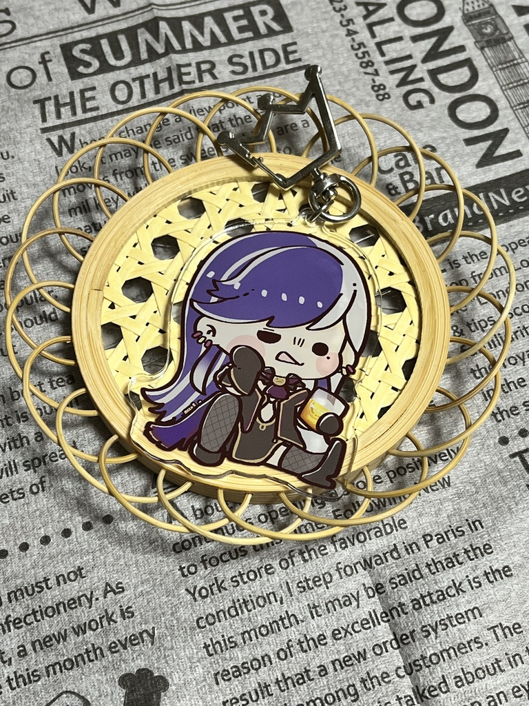 【初グッズ!アクリルキーホルダー(チェキ付)】ごくごくQueen / #ジゼルクイン