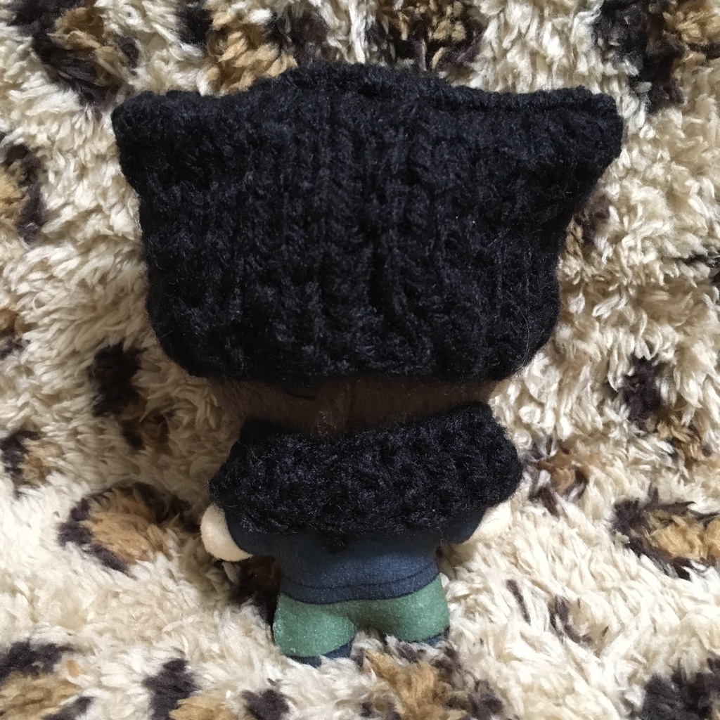 おっきいリボン♡ネコミミ風ニットキャップ&スヌード