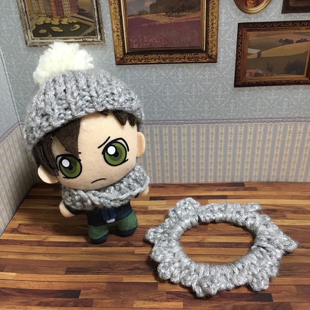 シルバーブレット・バーボン ニットキャップ&スヌード&シュシュ