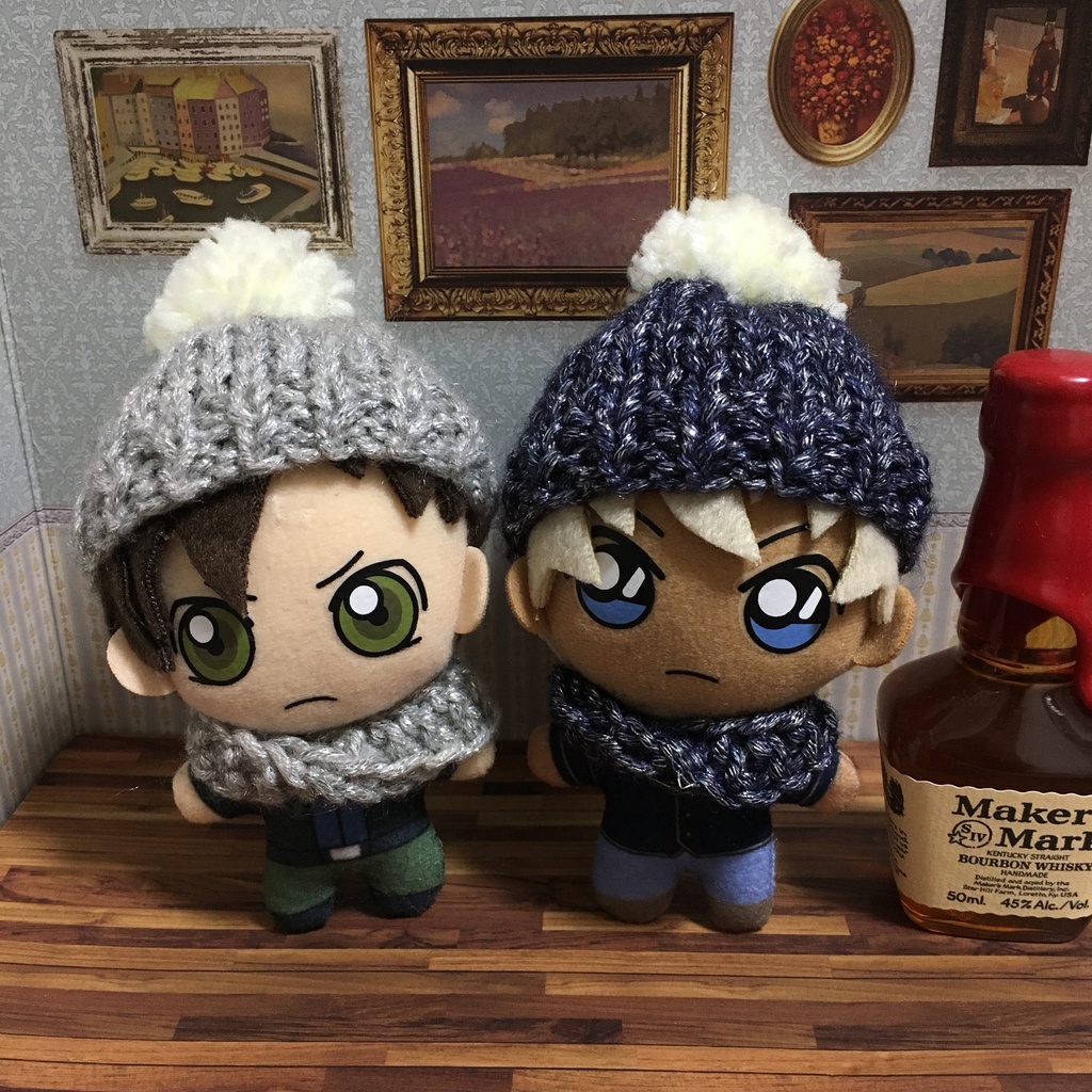 シルバーブレット・バーボン ニットキャップ&スヌード&シュシュ