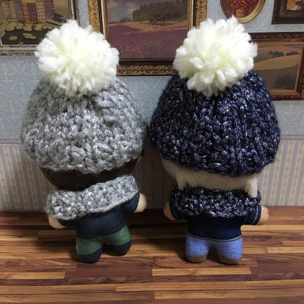 シルバーブレット・バーボン ニットキャップ&スヌード&シュシュ