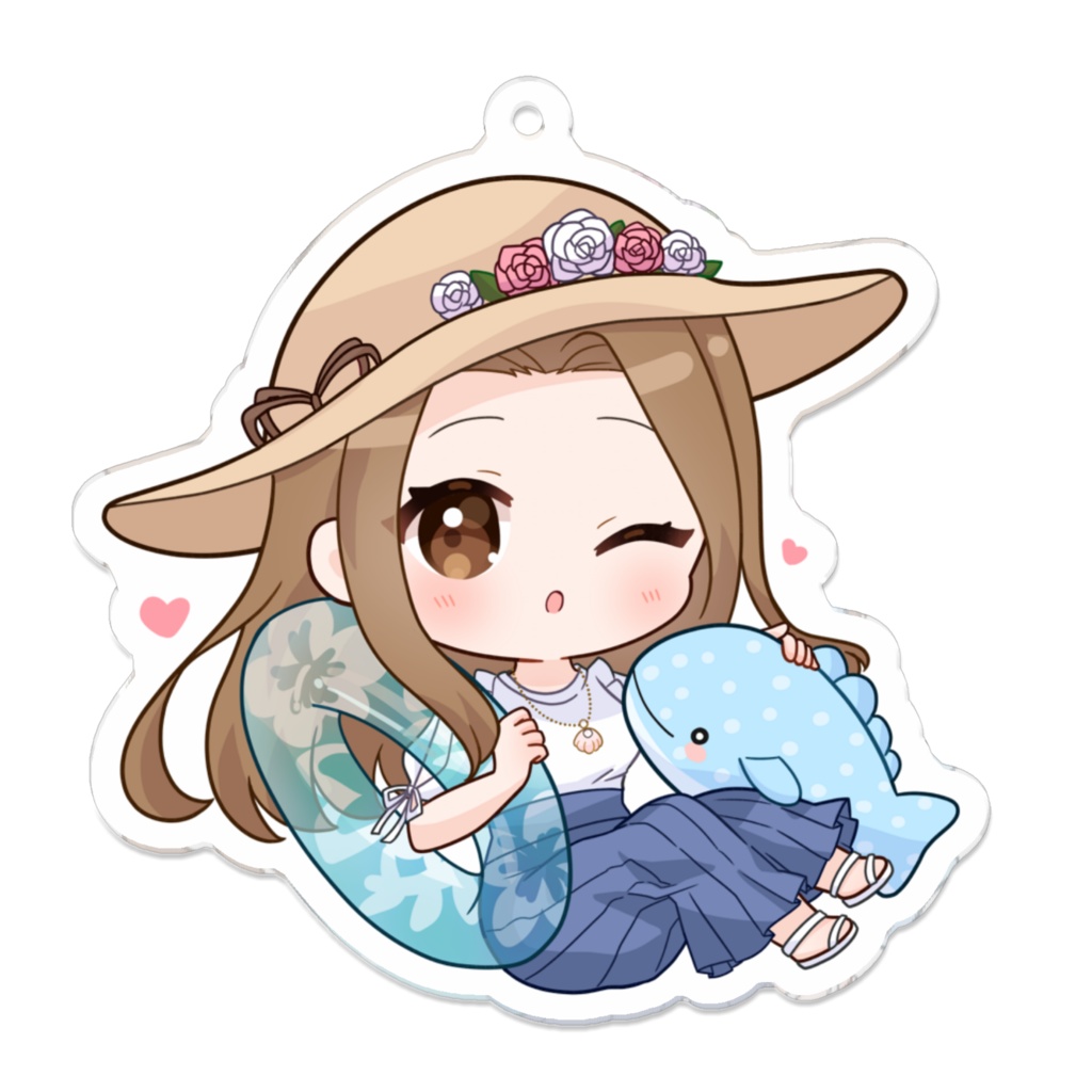 海の日まなぴ☆アクリルキーホルダー