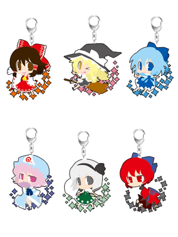 東方Project アクリルキーホルダー6種