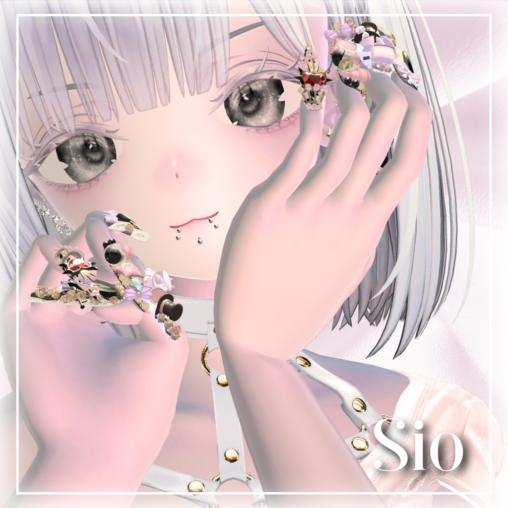 17アバター対応🐰 Re:Alice -Letter from Wonderland-⏱ 【MA対応ネイル】