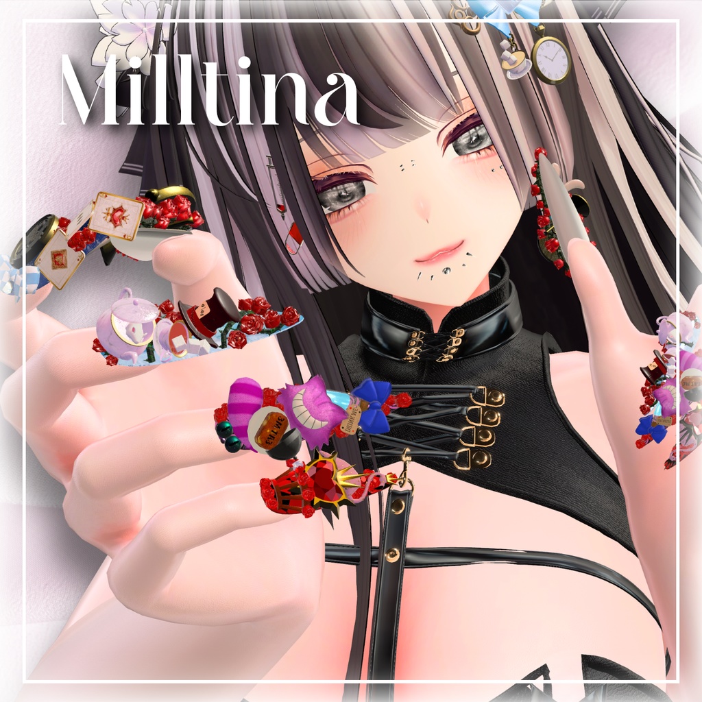 17アバター対応🐰 Re:Alice -Letter from Wonderland-⏱ 【MA対応ネイル】