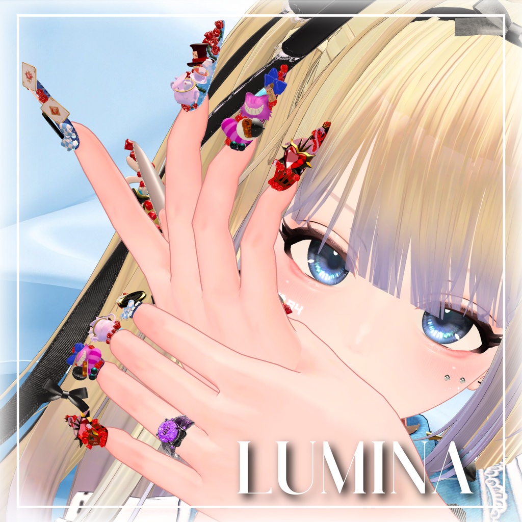 17アバター対応🐰 Re:Alice -Letter from Wonderland-⏱ 【MA対応ネイル】