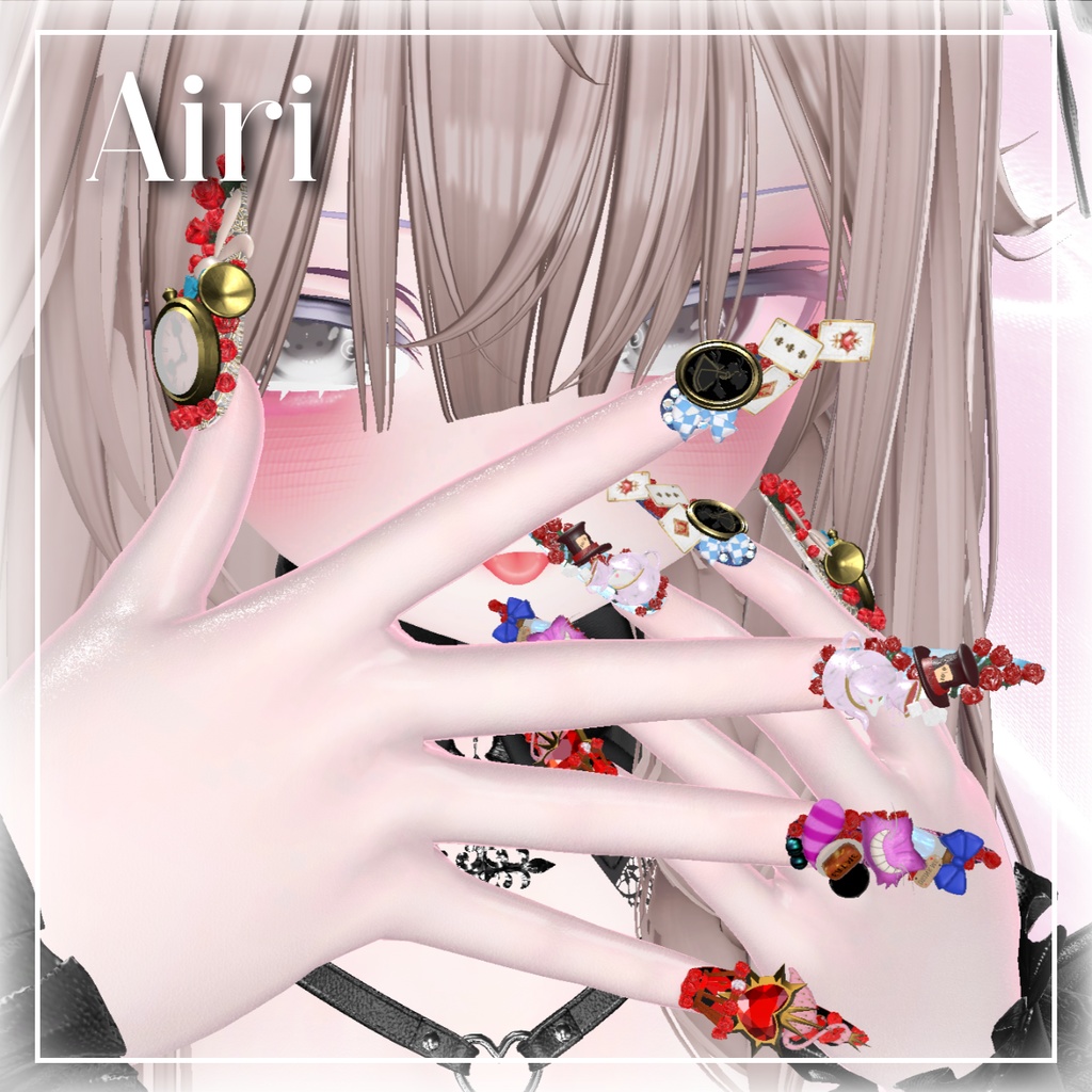 17アバター対応🐰 Re:Alice -Letter from Wonderland-⏱ 【MA対応ネイル】