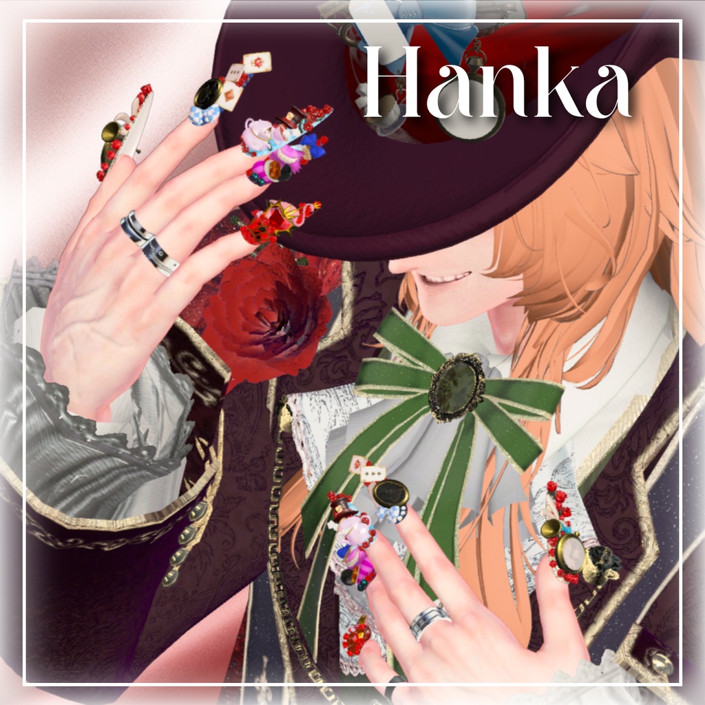 17アバター対応🐰 Re:Alice -Letter from Wonderland-⏱ 【MA対応ネイル】