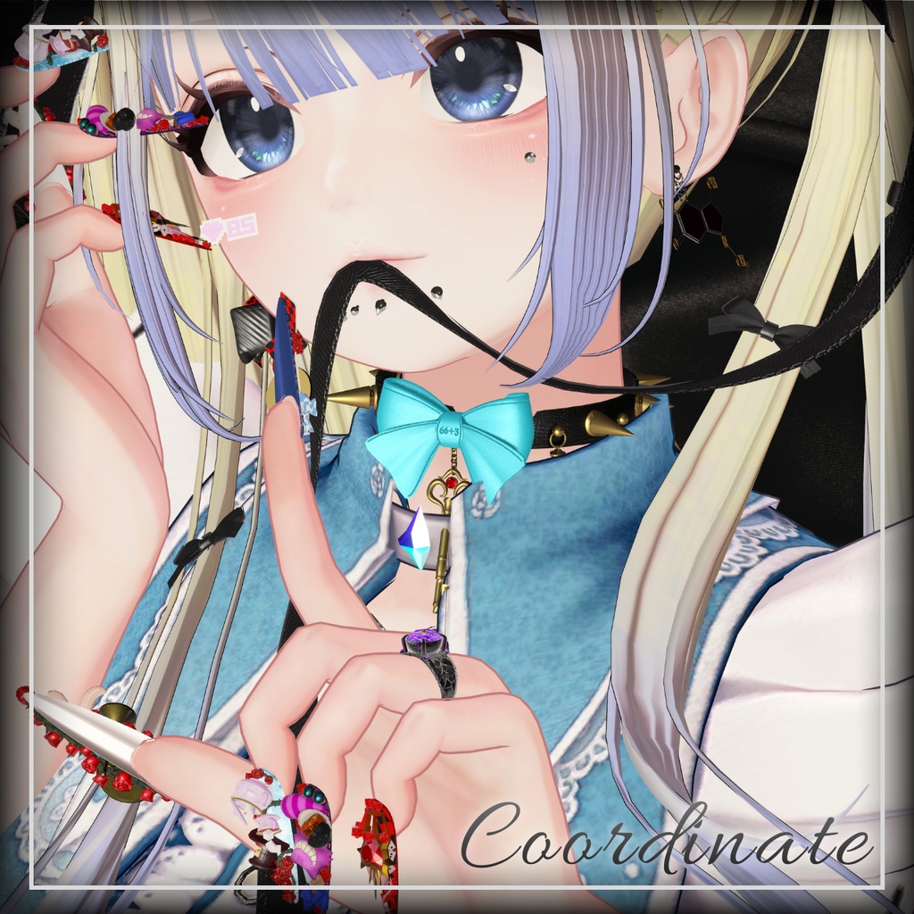 17アバター対応🎀 Re:Alice -Alexandra Ribbon- 【VRC想定】