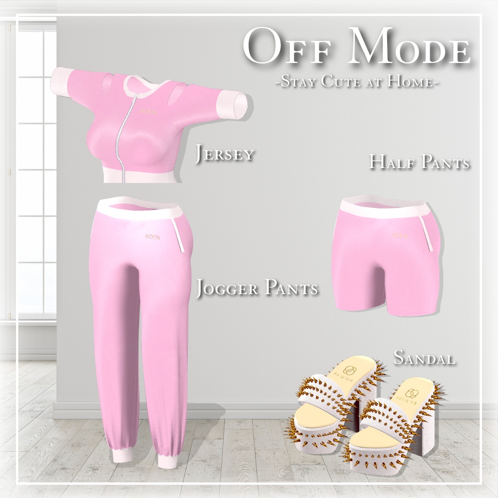 【11アバター対応】Off Mode -Stay Cute at Home-