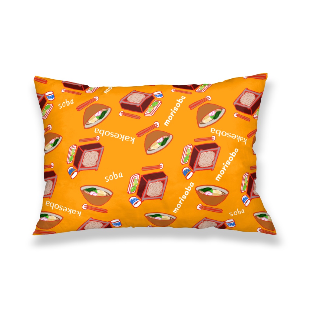 「そば柄」枕カバー