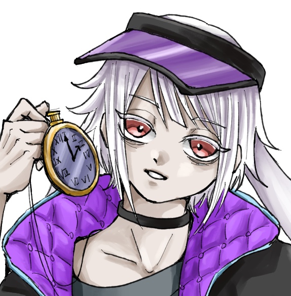 【無料立ち絵】サイバー白ウサギ
