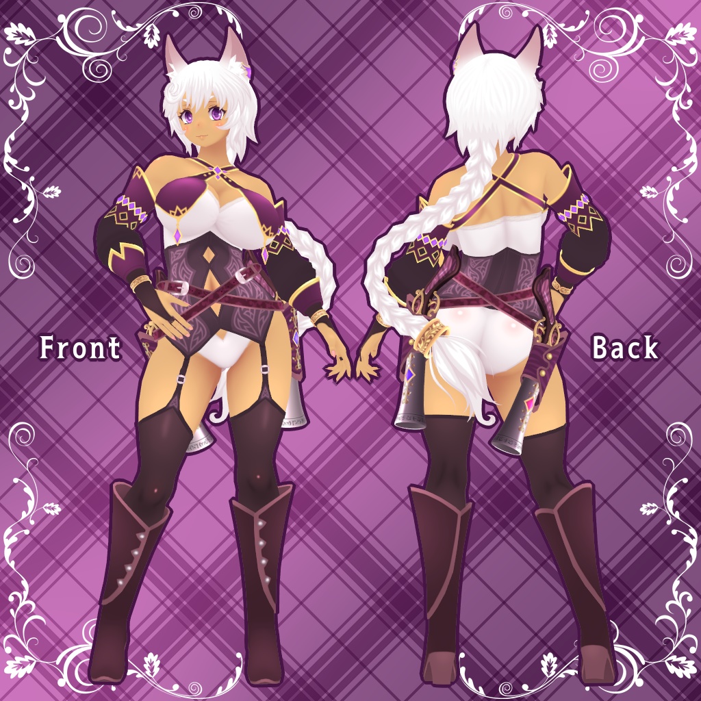 オリジナル3Dモデル「ヘレティナ」(Heletina)