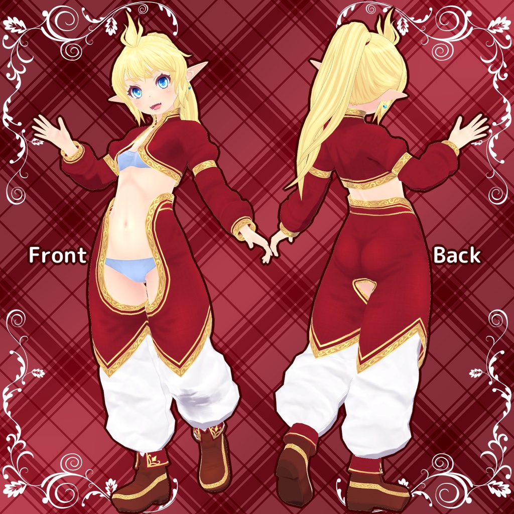 オリジナル3Dモデル「ルシェカ」(Rucheca)