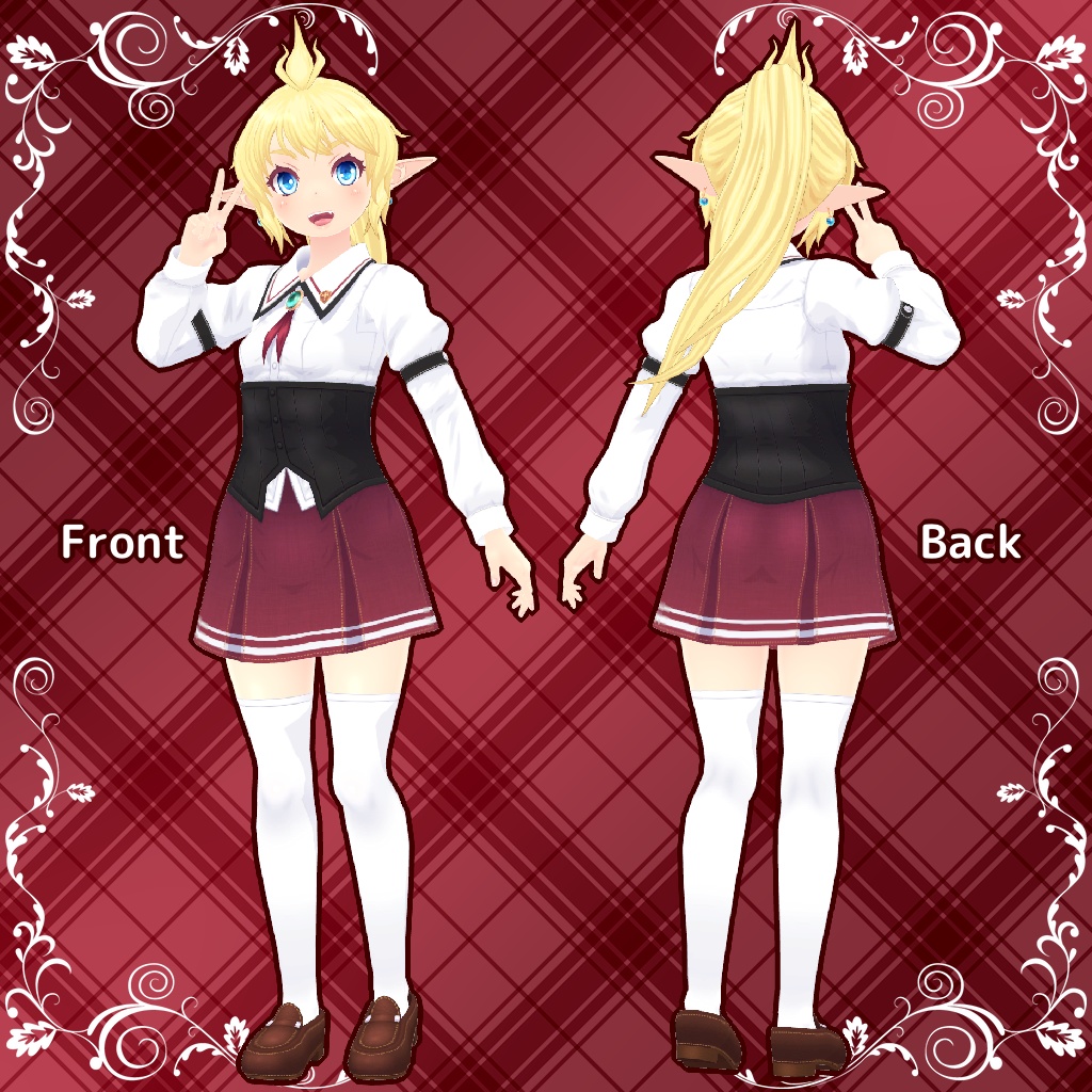 オリジナル3Dモデル「ルシェカ」(Rucheca)