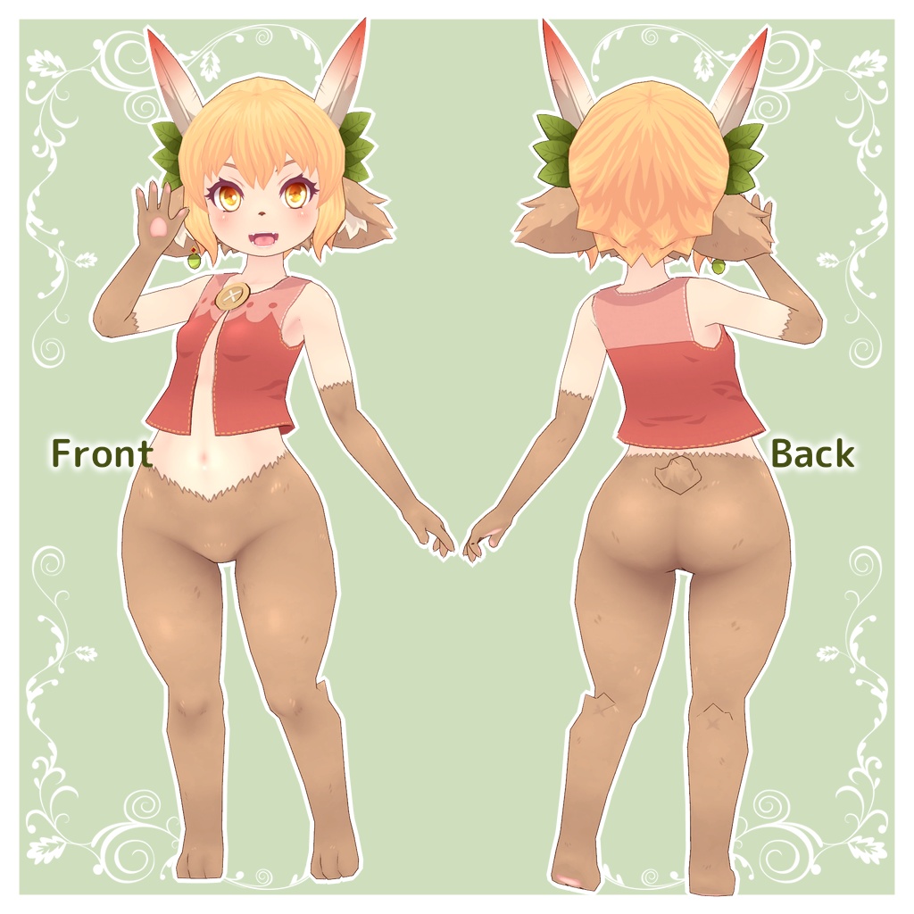 オリジナル3Dモデル「フェリル」(Ferir)